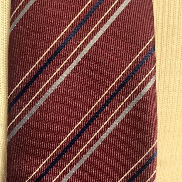 70’s DIOR VINTAGE JORDAN MARSH STRIPED NECKTIE - Picture 4 of 12
